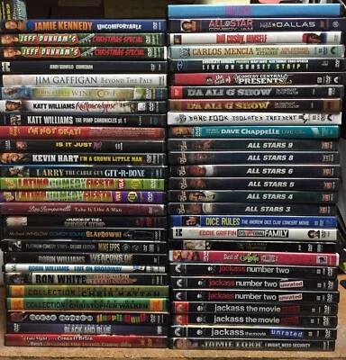 Updated $3 Each Comedian/Comedy DVDs (Carlin, SNL, Jackass) - Buy more to Save $ - Image 1 of 3