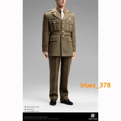 STOCK POPTOYS  POP-X-40 1/6 Captain America Uniform Suit for 12"Male Figure Body - image 1 of 4