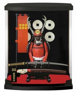 Samurai Figure/ Doll: Armor Series Sanada Yukimura with small katana and flag - Picture 1 of 1