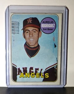 Tarjeta de béisbol Aurelio Rodgiguez Topps 1968 #653 de la realeza - Imagen 1 de 2