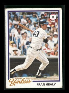 1978 Topps #582 Fran Healy