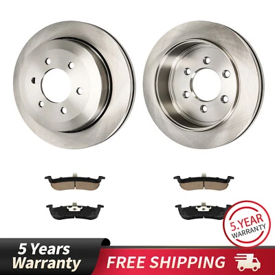 342mm Rear Disc Rotors Brake Pad for Ford Expedition 2007-2017 Lincoln Navigator - Image 1 of 4