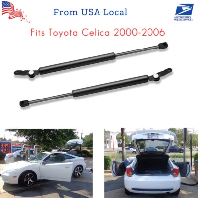 2 piezas para Toyota Celica 2000-2005 maletero trasero escotilla elevador soportes puntales de gas amortiguadores Foto 1 de 4
