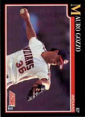 1991 Score MLB Mauro Gozzo #843 - Image 1 of 2