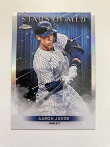 Aaron Judge Chrome Stars of MLB 2022 Topps Series 1 Card# SMLBC-14 - Picture 1 of 6