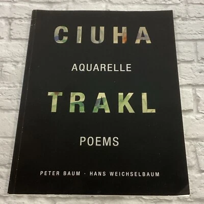 Ciuha Aquarelle Trakl Poems, 2001 Joze Ciuha, Georg Trakl, Signed, Limited Ed - Image 1 of 4