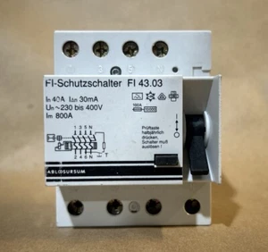 INTERRUPTOR DE PROTECCIÓN FI FI 43.03 - Imagen 1 de 4