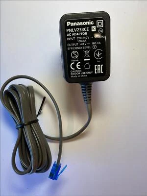 EU 2 Pin European 4.8V 160mA Panasonic AC Adaptor PNLV233CE Power Supply - Image 1 of 4