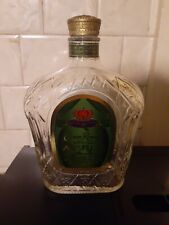 Crown Royal Apple 750ML Empty Glass Bottle With Cap For Crafts/Decor