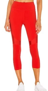 Alala Crop Vamp Leggings Größe Large hellrot Active Performance hohe Taille - Bild 1 von 9