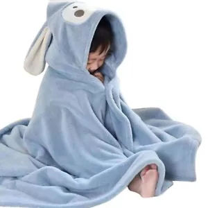 Newborns Infants Toddler Baby Hooded Towel Soft Shower Towel Gifts - Picture 1 of 12