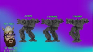 Modelo mecánico alternativo Vanquisher VQR-2A para Battletech 6 mm-10 mm-15 mm - Imagen 1 de 1
