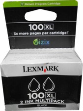 8-Pack 100XL Compatible Ink Cartridges For Lexmark Pro S Series Printers - High-Yield BCMY Set 8 thumbnail image