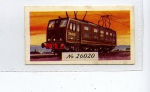 (Jd4135) LYONS MAID,TRAIN SPOTTERS,ELECTRIC LOCOMOTIVE CLASS EMI,1962,#33