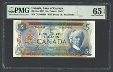 Canada 5 Dollars 1972 BC-48a Uncirculated Grade 65
