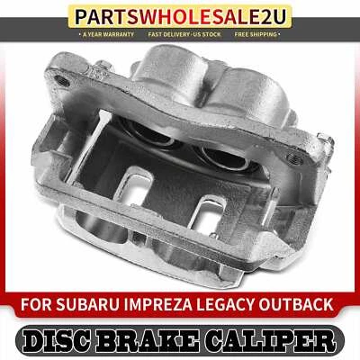 Front Left Side Disc Brake Caliper w/Bracket for Subaru Impreza Legacy Outback - Image 1 of 4