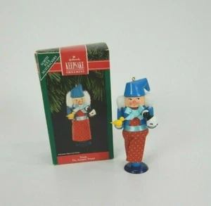 Nutcracker Christmas Tree Ornament | 1992 "Frieda The Animal's Friend" Hallmark - Picture 1 of 5