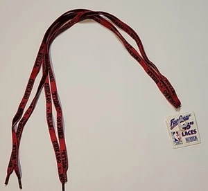 Vintage NBA Chicago Bulls 45" Schuhschnürsenkel Mitchallance Fan Ausrüstung Hunter neue Etiketten - Bild 1 von 8