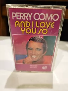 Perry Como: And I Love You So AYK1-3672 Cassette Tape 1973 RCA Records Vintage - Picture 1 of 2