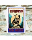 Set Of 6 Travel Poster Greeting Cards Come To Ruidoso NM Rodoe's horse racing