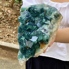 5.75LB Natural super beautiful green fluorite crystal mineral healing specimens
