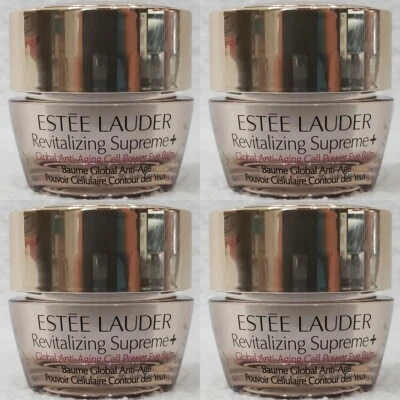 Lote 4x Bálsamo para ojos antienvejecimiento Estee Lauder Revitalizing Supreme Global 0,17 oz/5 ml Foto 1 de 4