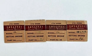 Longines #26 Model 9L 5L 12LNS 11/88 Setting Bridge One Per Purchase Pick One - Picture 1 of 4