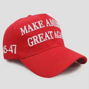 Trump 45-47 Mütze Make America Great Again rot MAGA Snapback Cap US-Verkäufer! - Bild 1 von 4