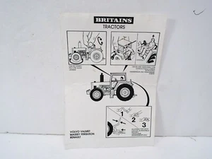 BRITAINS TRACTOR MODEL LEAFLET VOLVO MASSEY RENAULT EXCELLENT (B153) - Picture 1 of 1