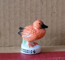 Fève - Oiseau : Sarcelle cannelle (Ref. 2679)