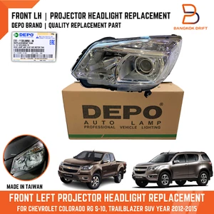 DEPO LH LEFT PROJECTOR HEADLIGHT FOR CHEVROLET COLORADO S10 TRAILBLAZER RG 12-15 - Picture 1 of 12