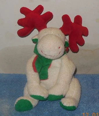 TY Moosletoe The Moose Beanie Baby plush toy Xmas Christmas - Image 1 of 2