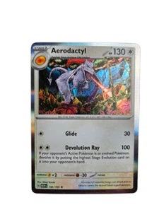Aerodactyl 142/165 SV Scarlet & Violet 151 Holo Rare Pokemon TCG English NM - Picture 1 of 2