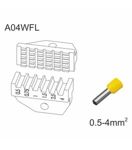 Matrice de crimpado para puntas de 0.5-4 mmq - Bild 1 von 1