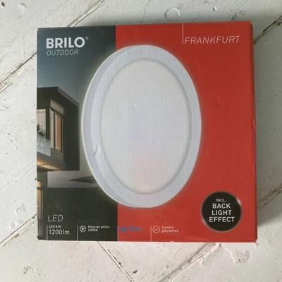 Brilo Outdoor LED 8W Light IP44 1200lm - Image 1 of 4