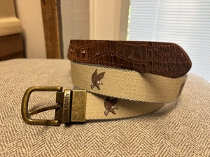 Doc Murphy Reversible Golf Belt Eagle Invitational Blue Mens 40 Adjustable - Picture 1 of 8