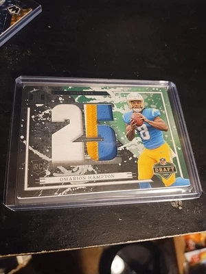 Impecable RC Omarion Hampton 2025 parche de 3 colores/49 Foto 1 de 2