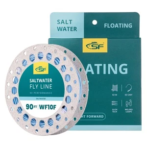 Saltwater Fly Line with Welded Loop Weight Forward Floating Line Braided Mult... - Picture 1 of 7