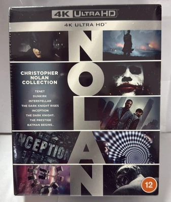 Christopher Nolan: 8-Film Collection 4K Ultra HD Blu ray [Region Free] - Damaged - Image 1 of 4