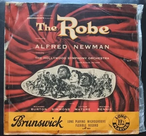 Alfred Newman ‎– The Robe soundtrack - 1960 UK press LP record G+, cover fair - Foto 1 di 3