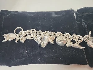 LTD Edition Looney Tunes Vintage Charm Bracelet 925 Sterling Silver #819/1200 - Bild 1 von 9