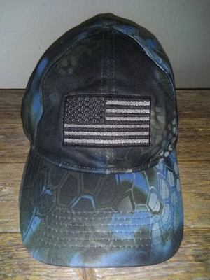 Sombrero de Equipo de Caza Táctico Kryptek - Bandera Americana Dragon Scales Estilo Camuflaje Foto 1 de 4