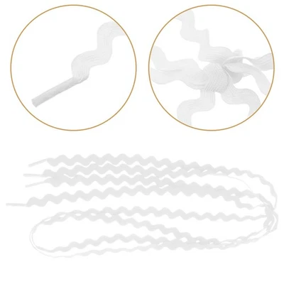  Lacci elastici per scarpe bambini senza lacci lacci lacci ricci cotone per sneakers - Immagine 1 di 4