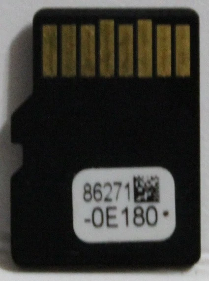 Toyota Sequoia Tacoma Tundra 2013 2014 NAV Navigation Map SD Card 86271-0E180 - Image 1 of 2