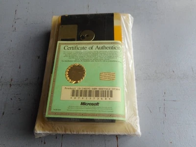 Microsoft Windows & pour workgroups ms-dos logiciel neuf avec disquette - Photo 1/4