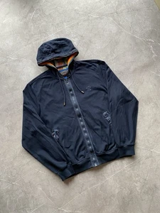 Sudadera con Capucha Paul & Shark Yachting Cremallera Completa Hecha en Italia Azul Talla L Rara - Imagen 1 de 19