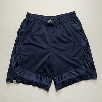 Pantalones Cortos De Baloncesto De Colección Nike Malla Para Hombres XL Azul Marino Logo Atlético Deslumbramiento Y2K Foto 1 de 4