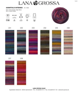 Lana Grossa Gomitolo Intenso (200g),  Mengenrabatt 3-11 % - Bild 1 von 11
