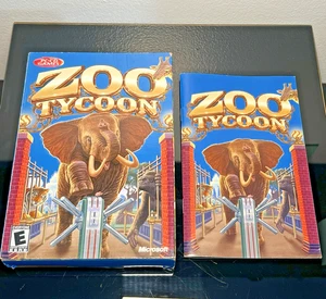 Zoo Tycoon BOX & MANUAL ONLY Game PC [Microsoft, 2001] - Picture 1 of 6