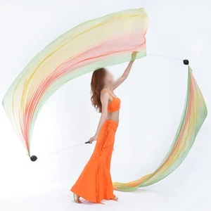 Belly Dance Scarf with Colorful Throwing Balls for Artistic Expressions - Picture 1 of 23